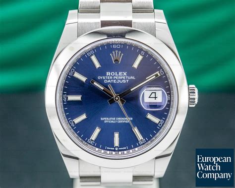 rolex datejust blue face diamonds|Rolex Datejust 41mm blue 126300.